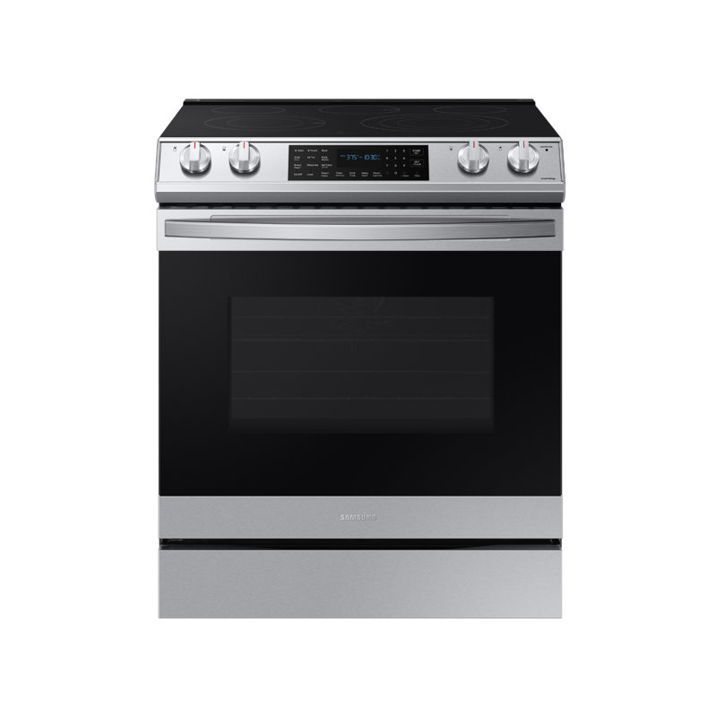 Samsung 30" 6.3 cu. ft Smart Slidein Electric Range & Reviews Wayfair
